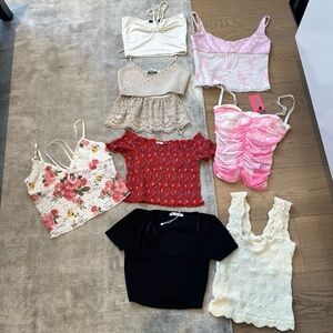 Group of tops perfect for teens